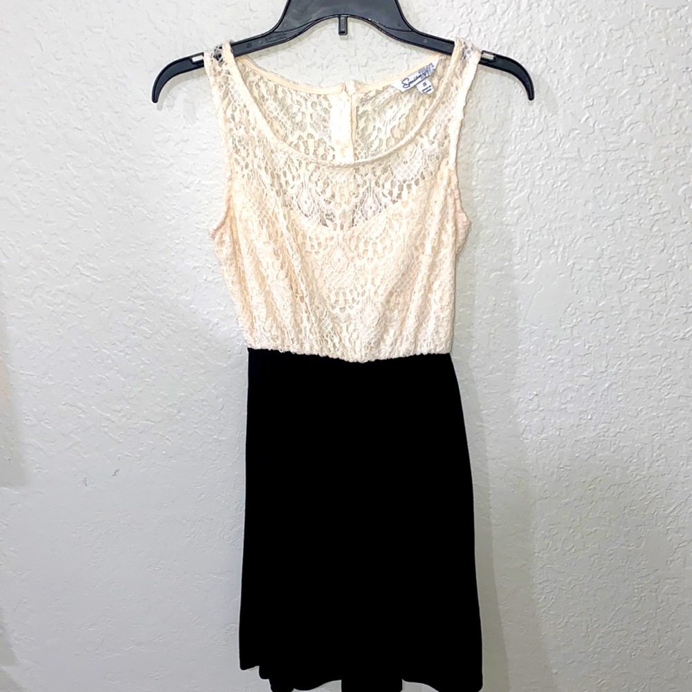 Black and white dress